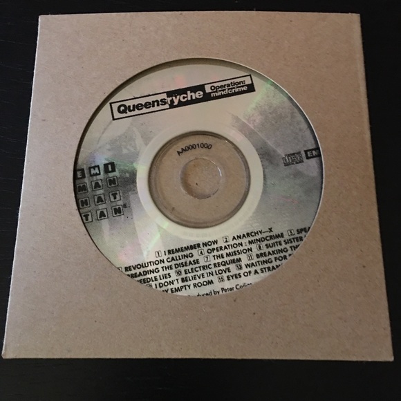 Queensryche: Operation Mindcrime CD 1988 Capitol USA, EMI Records - Picture 3 of 4